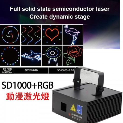 SD1000+RGB, SD1000RGB動漫激光燈